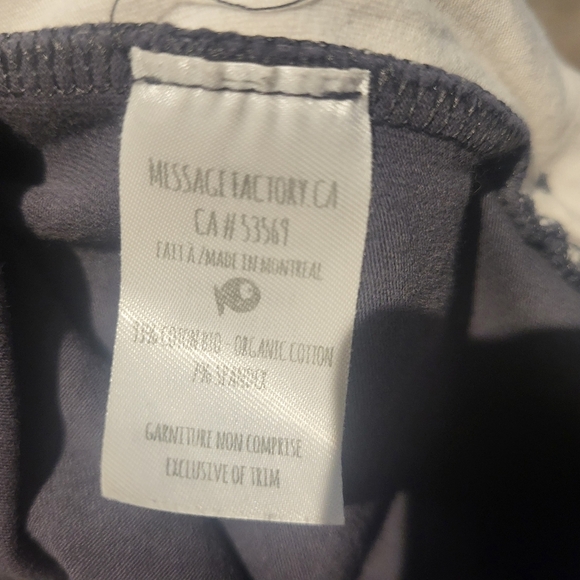 🇨🇦Made In Canada Black Sleeveless Wrap Top From Message Factory - Picture 8 of 9